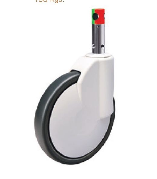 Ruedas giratorias . Ref. 700/701. Serie Hospital