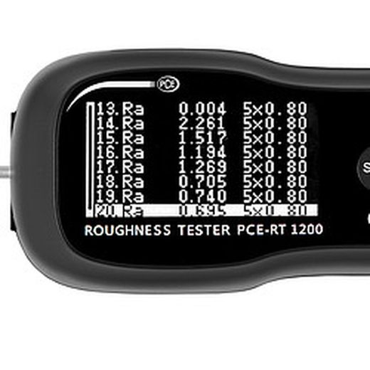 Rugosímetro Pce-Rt 1200. Se Utiliza Para La Detección De La Rugosidad Superficial. El Rugosimetro Compacto Es Un Dispositivo De Mano Para Usarlo De Forma Móvil. Gracias A Su Alimentación Por Un Acumulador Puede Medir Directamente In Situ.