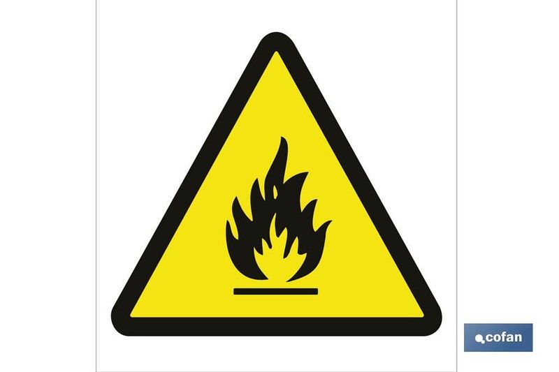 Peligro De Incendios  Señal Adhesivo