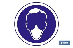 Obligatorio Uso Mascarilla  Señal Adhesivo