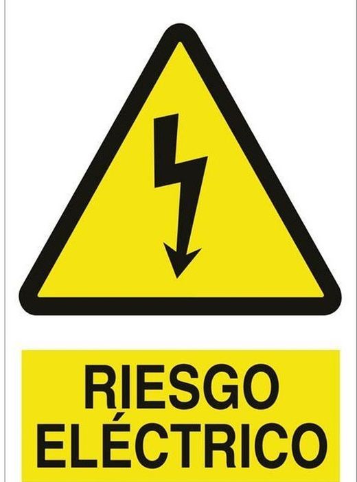 Riesgo Eléctrico Señal Adhesivo