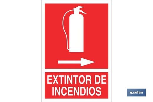 Extintor De Incendios Señal Luminiscente, Referencia SL01LU