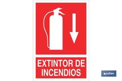 Extintor De Incendios Señal Luminiscente, Referencia SO04LU