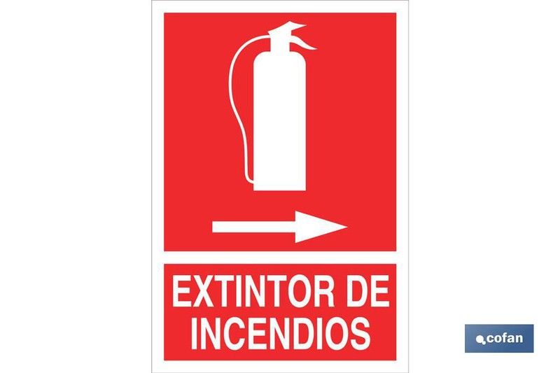 Extintor De Incendios Señal Luminiscente, Referencia SL01LU