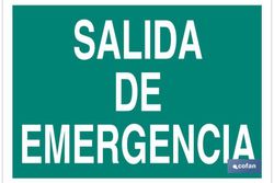 Señal Salida De Emergencia Fotoluminiscente. Referencia EV17LU.....