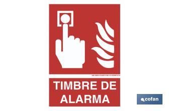 Timbre De Alarma Señal Luminiscente, Referencia SO22LU 105 X 148 Mm
