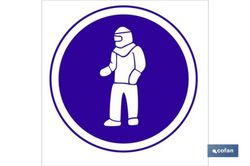 Uso De Traje De Seguridad Señal Poliestireno