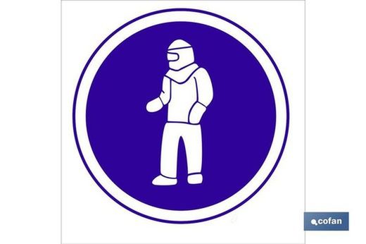 Uso De Traje De Seguridad Señal Poliestireno