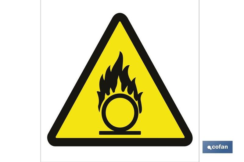 Peligro Combustibles Señal Poliestireno