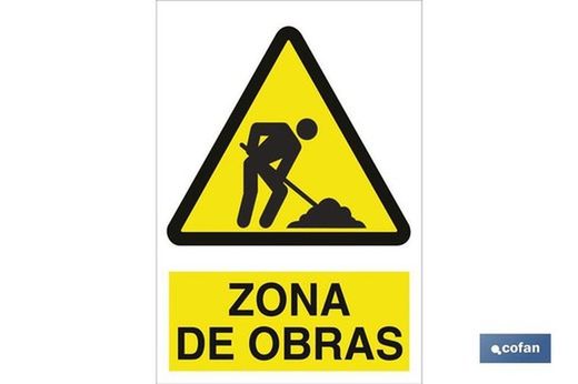 Zona De Obras Señal Poliestireno 148x105