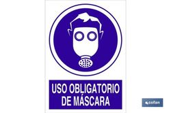 Uso Obligatorio De Máscara Señal Poliestireno
