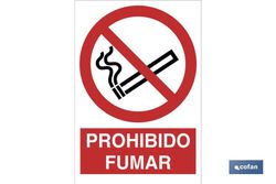 Prohibido Fumar  Señal Poliestireno