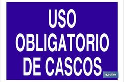 Uso Obligatorio De Cascos Señal Poliestireno