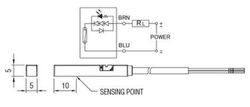 Sensor Magnetico Reed 5-240v 2 Metros, Refrencia DT01R2M