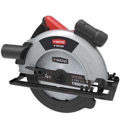 Sierra circular RATIO R-SR1400 Incluye llave y adaptador de extractor de polvo. Ref.7994X485