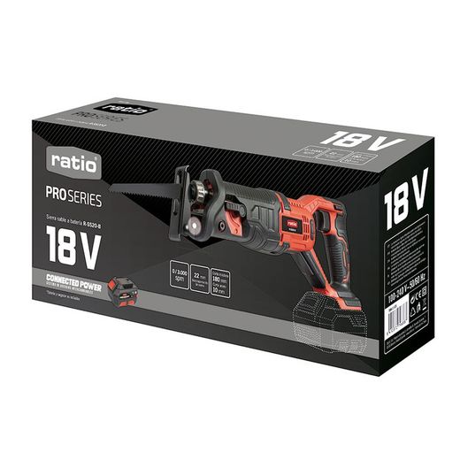 Sierra de sable a batería RATIO ProSeries RSS20-B Connected Power. Ref. 7994x406