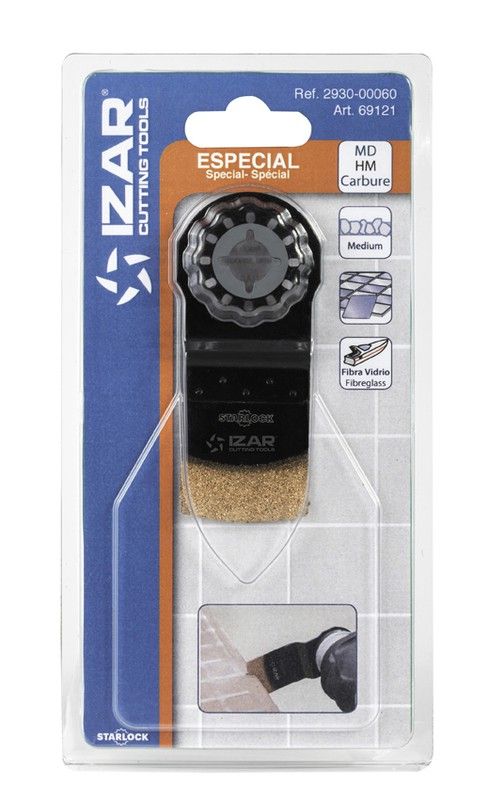 Accesorios para Sierra Oscilante Multi-Funcion Materiales Especiales, Obra, Azulejos, Referencia 2930, Fijacion Starlock