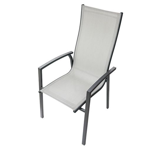 Sillón alto jardín Capri Materiales aluminio y multifibra. Ref. 8704N233