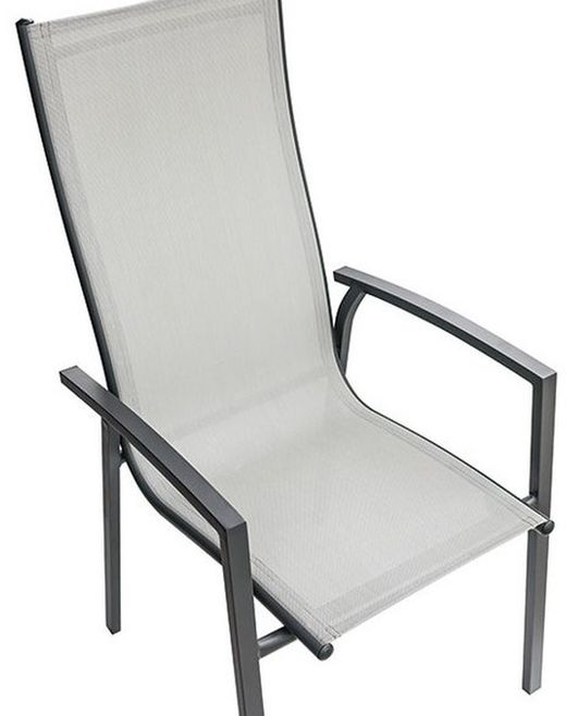 Sillón alto jardín Capri Materiales aluminio y multifibra. Ref. 8704N233