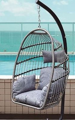 Sillón colgante plegable Relax máximo confort. Ref. 8704N319