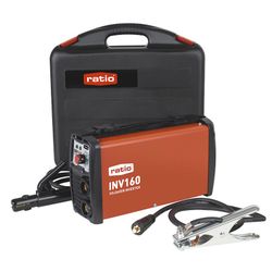 Soldador de arco RATIO Inverter INV-160 A Compacto, ligero, resistente y de bajo consumo eléctrico. Referencia 618XIN160
