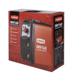 Soldador de arco RATIO Inverter INV-160 A Compacto, ligero, resistente y de bajo consumo eléctrico. Referencia 618XIN160