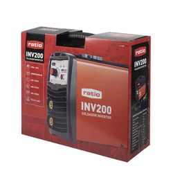 Soldador de arco RATIO Inverter INV-200 A Resistente y de gran rendimiento. Ref. 618XIN200