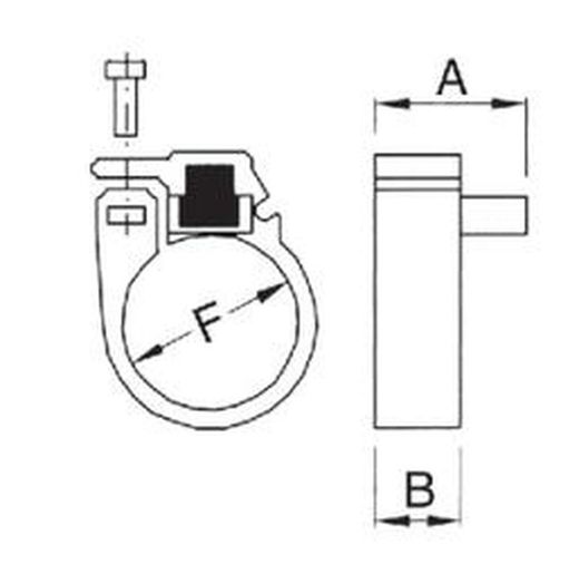 Soporte Para Sensores Dsl Y Dt Para Minicilindros Iso 6432 Y Cilindros Serie A95, Referencia AFX