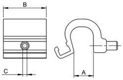 Soporte Para Sensor Magnetico Para Cilindros de Diametro 160-200-250, Referencia EXF160