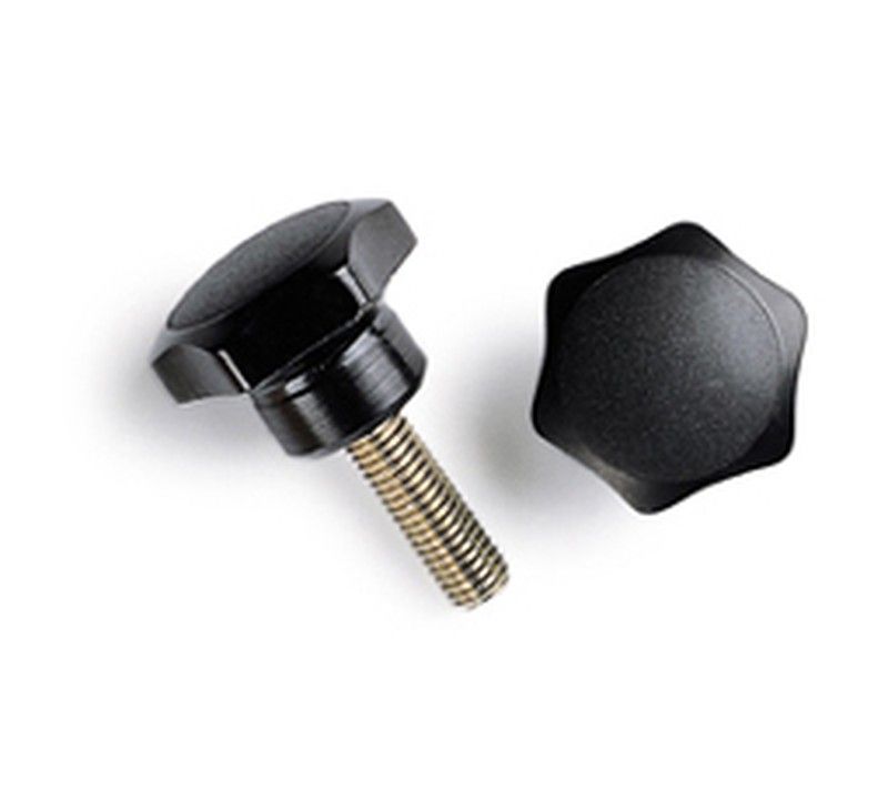 Pomo Star-Stub Con Espiga Roscada, Referencia 110018 T M-10  X 20 / 44 Mm