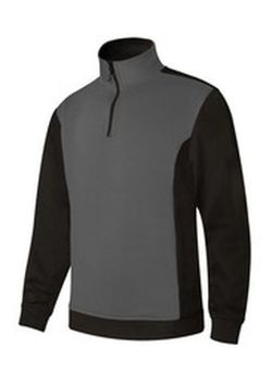 Sudadera Bicolor Con Media Cremallera Referencia 105703