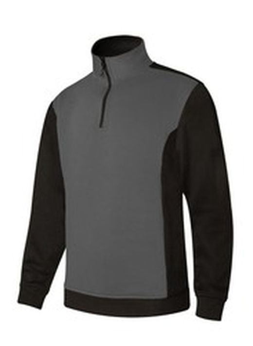 Sudadera Bicolor Con Media Cremallera Referencia 105703