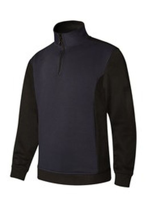Sudadera Bicolor Con Media Cremallera Referencia 105703
