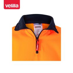 Sudadera bicolor con media cremallera cinta segmentada. Referencia 305703