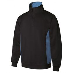 Sudadera Bicolor Con Media Cremallera Referencia 105704