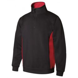 Sudadera Bicolor Con Media Cremallera Referencia 105704