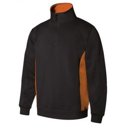 Sudadera Bicolor Con Media Cremallera Referencia 105704