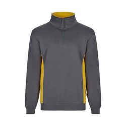 Sudadera Bicolor Con Media Cremallera Referencia 105704