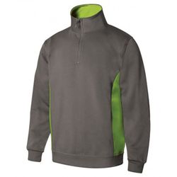 Sudadera Bicolor Con Media Cremallera Referencia 105704