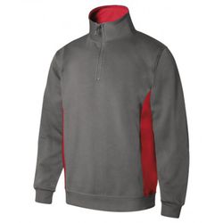 Sudadera Bicolor Con Media Cremallera Referencia 105704