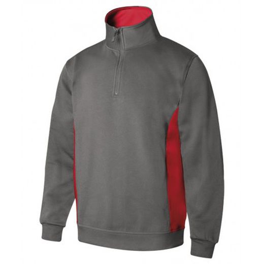 Sudadera Bicolor Con Media Cremallera Referencia 105704