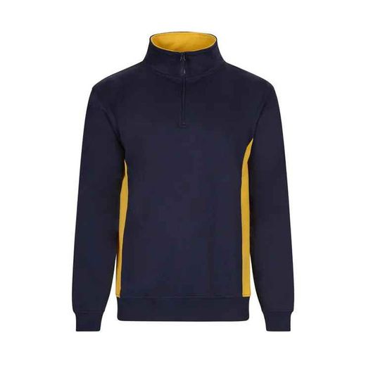 Sudadera Bicolor Con Media Cremallera Referencia 105704