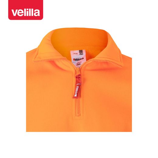 Sudadera con media cremallera cinta segmentada. Alta visibidad ref. 305704