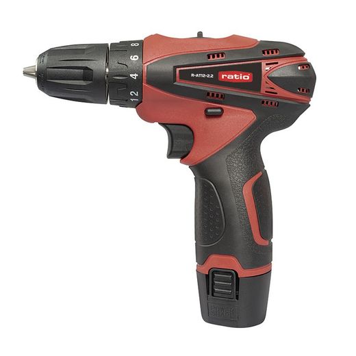Taladro atornillador batería RATIO R-AT12-2.2 Cargador rápido. Referencia 7994X429