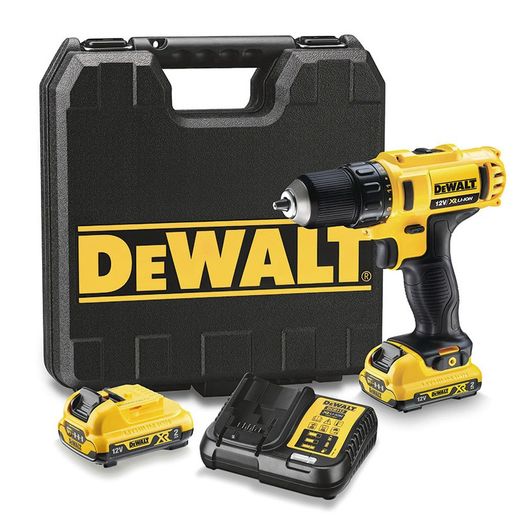 Taladro atornillador DEWALT DCD710D2-QW XR 10.8 Incluye 2 baterías. Ref. 5596X213