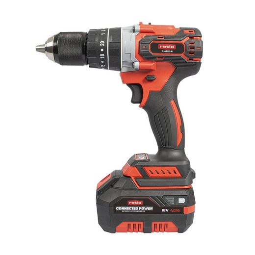 Taladro atornillador percutor RATIO ProSeries R-AT20-B Connected Power. Ref. 7994X415