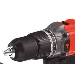 Taladro percutor batería B&D 18V 2 baterías Velocidades variables. Referencia 5596X221