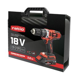 Taladro/atornillador percutor a batería RATIO R-AT20. Connected Power Ref. 7994X412