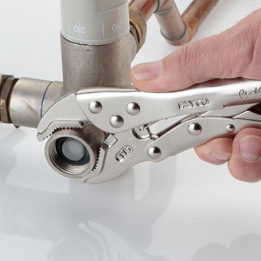 Tenaza Grip De Alta Potencia Alyco. varias medidas: 130 mm, 180 mm y 210 mm. Referencias 109121, 109122 y 109123