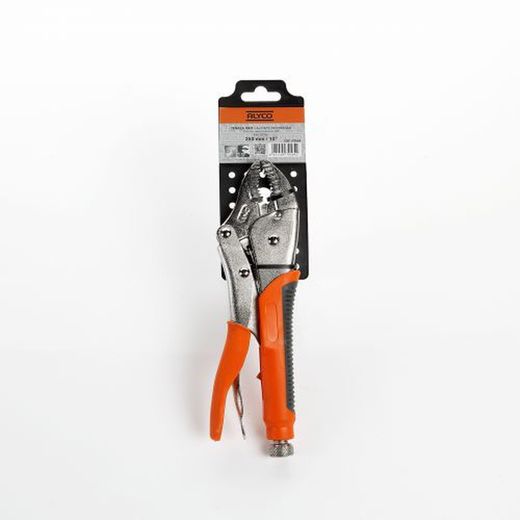 Tenaza Grip Bocas Curvas Con Corte ALYCO ORANGE, Referencia 170562 De 175 Milimetros y Referencia 170564 de 250 Milimetros